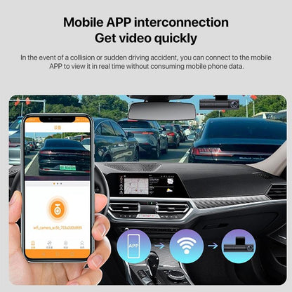 Ultra Hd Car Front & Inner Wifi Driving Recorder with Night Vision