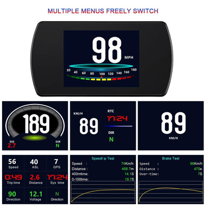 Car Hud Display Gps Speed Voltage Altitude