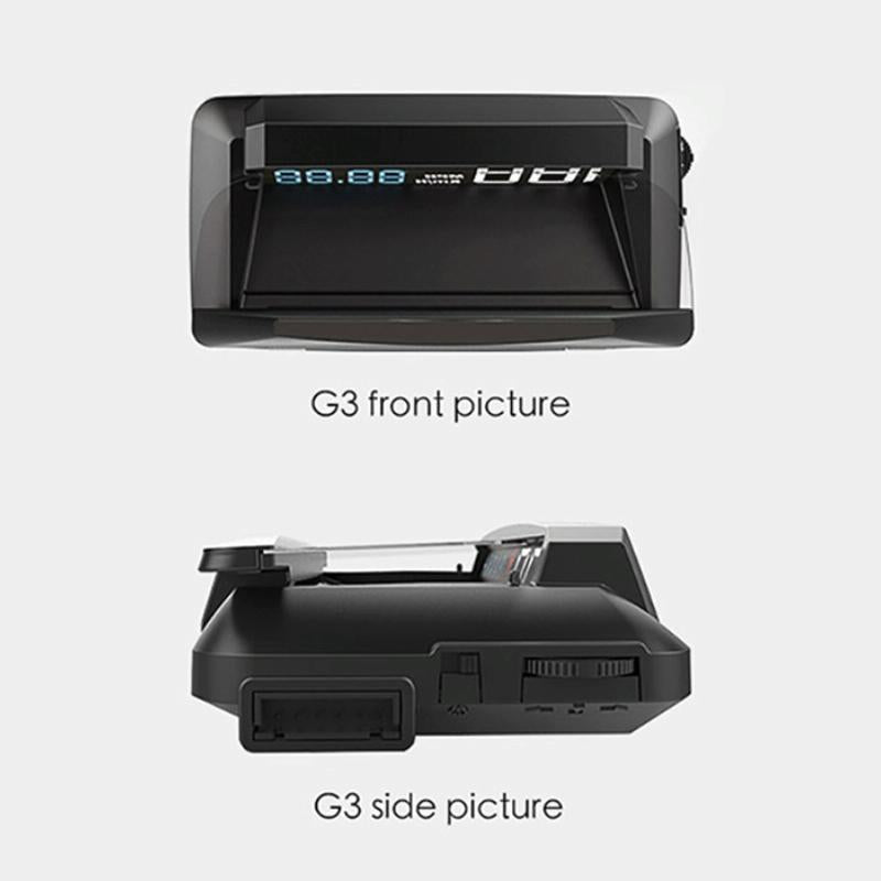 3.5 Inch Car Gps Hud Display Speed Time Distance