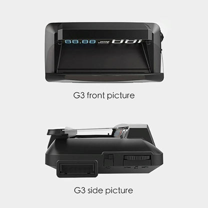 3.5 Inch Car Gps Hud Display Speed Time Distance