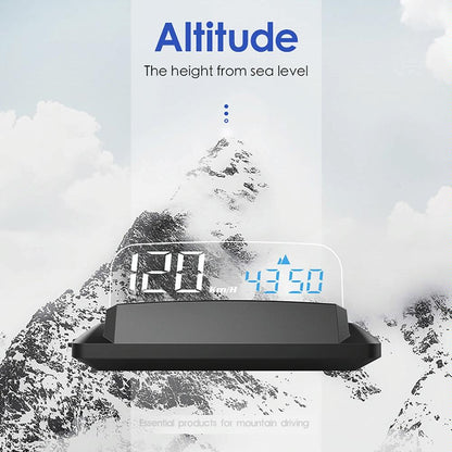3.5 Inch Car Gps Hud Display Speed Time Distance