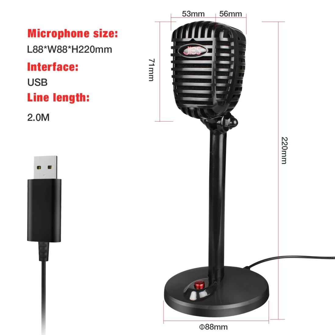 2.2M Usb Voice Chat Microphone - 360 Degree Rotatable For Video Conferencing