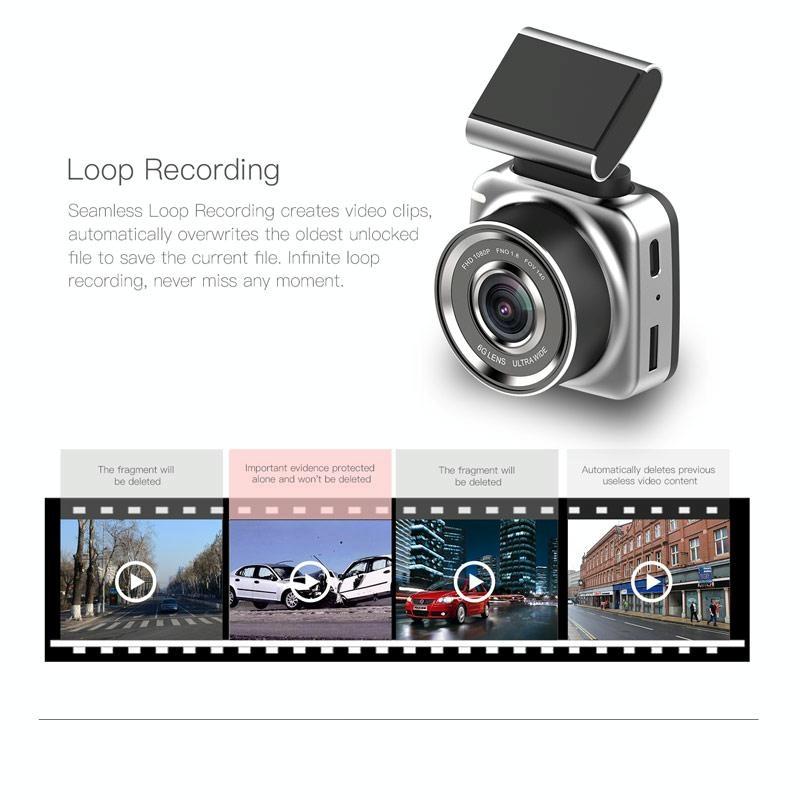 2 1080fhd Driving Recorder for Cars - Compact & High-quality