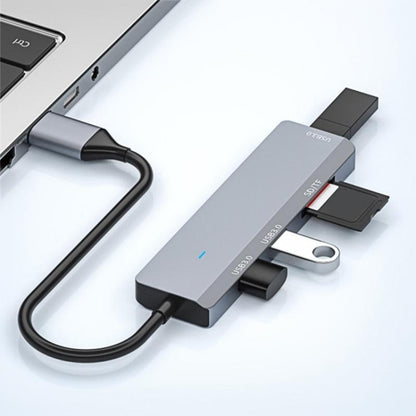 3 Usb 3.0 + 2 Card Reader Slots Multi-Port Hub