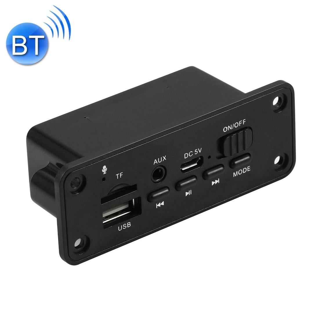 5V Car Mp3 Player Board With Fm Radio Bluetooth Tf Usb Aux Recording Call