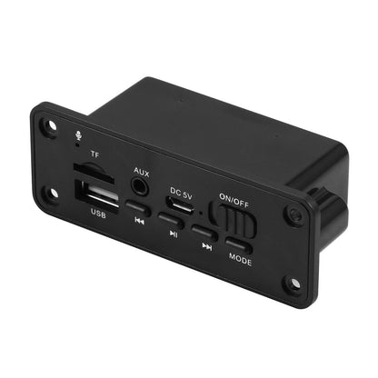 5V Car Mp3 Player Board With Fm Radio Bluetooth Tf Usb Aux Recording Call