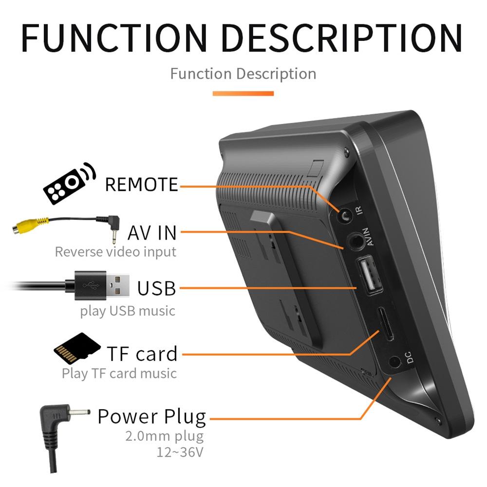 7 Inch Wireless Carplay Bluetooth Mp5 Player - Mobile Interconnection