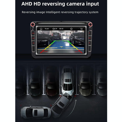 8 Inch Car Mp5 Audio Player Bluetooth / Fm / Sd / Aux / Mirrorlink For Volkswagen