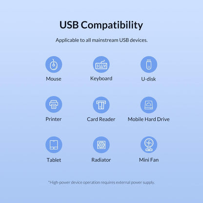 4-Port Usb 3.0 Hub High-Speed Data Transfer