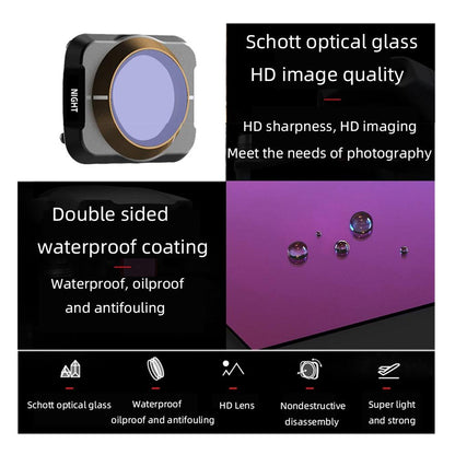 Variable Vnd Lens Filter for Dji Mavic Air 2 - 3-in-1 2.5-6.9 Stop - Reducing Light Pollution