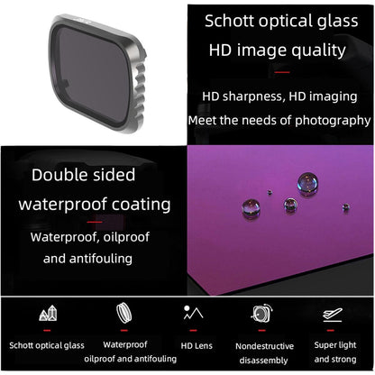 8-in-1 Lens Filter for Dji Air 2s - Aluminum Frame