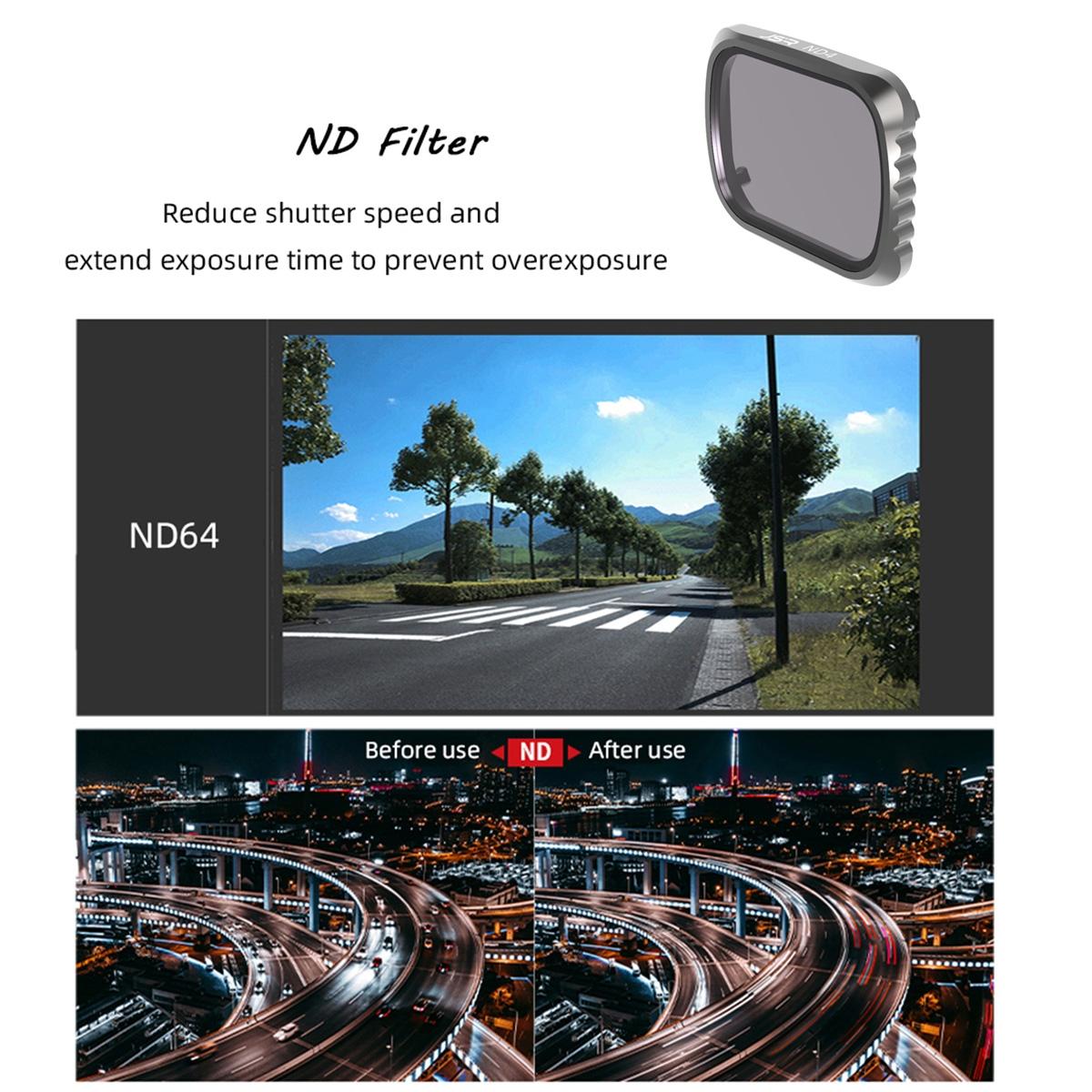 8-in-1 Lens Filter for Dji Air 2s - Aluminum Frame