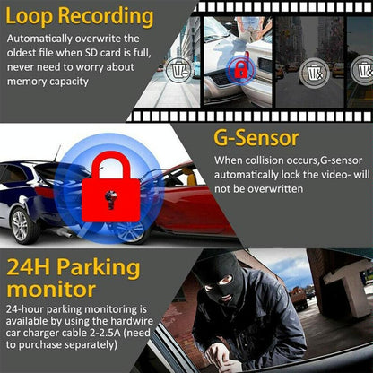 5.5 Car Streaming Media Dual Recording Night Vision Dash Cam