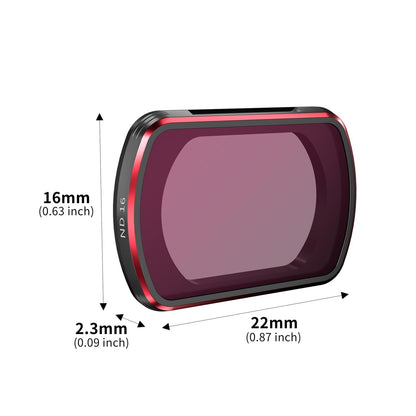 Complete Lens Filter Set for Dji Pocket 3 - Nd16 Nd64 and Nd256