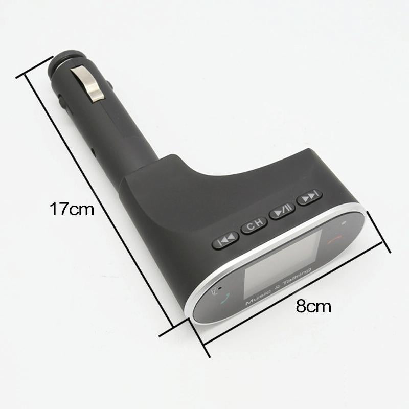 Car Stereo Radio Mp3 Player Bluetooth Hands-Free Fm Transmitter