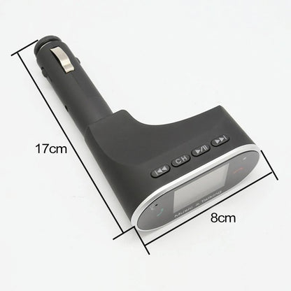 Car Stereo Radio Mp3 Player Bluetooth Hands-Free Fm Transmitter