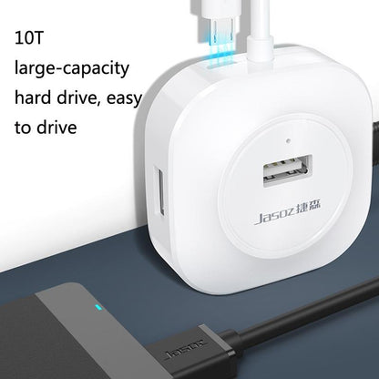 High-Speed 4-Port Usb2.0 Docking Hub White 1.2M