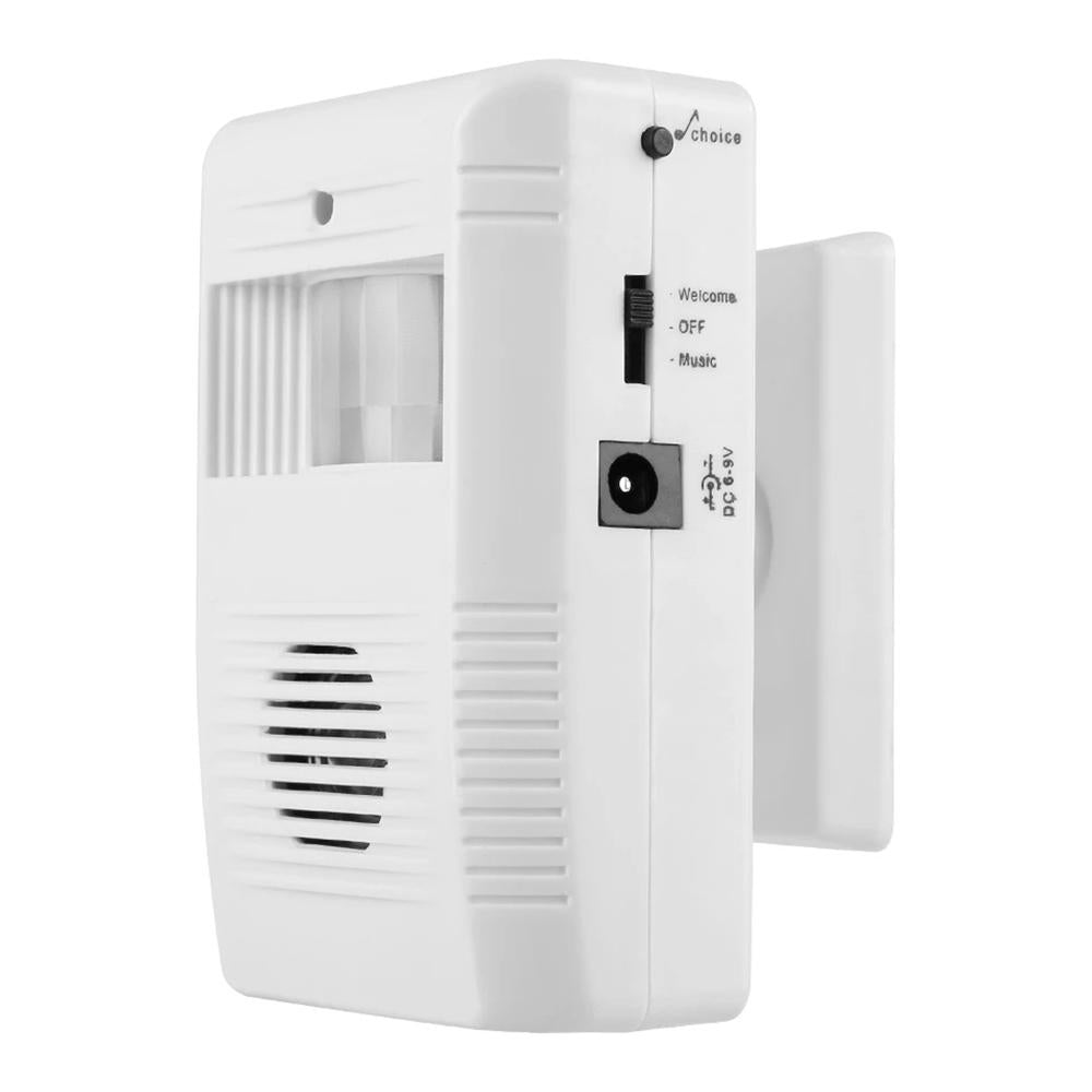 Electronic Infrared Sensor Doorbell - White Guest Welcome