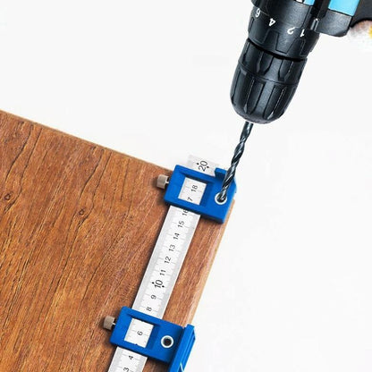 Woodworking Punch Locator for Cabinet Doors - Black Handle Set