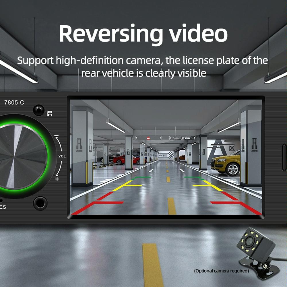 4.1 Inch Touch Screen Car Mp5 Player Fm & Bluetooth Tf Card Remote Control
