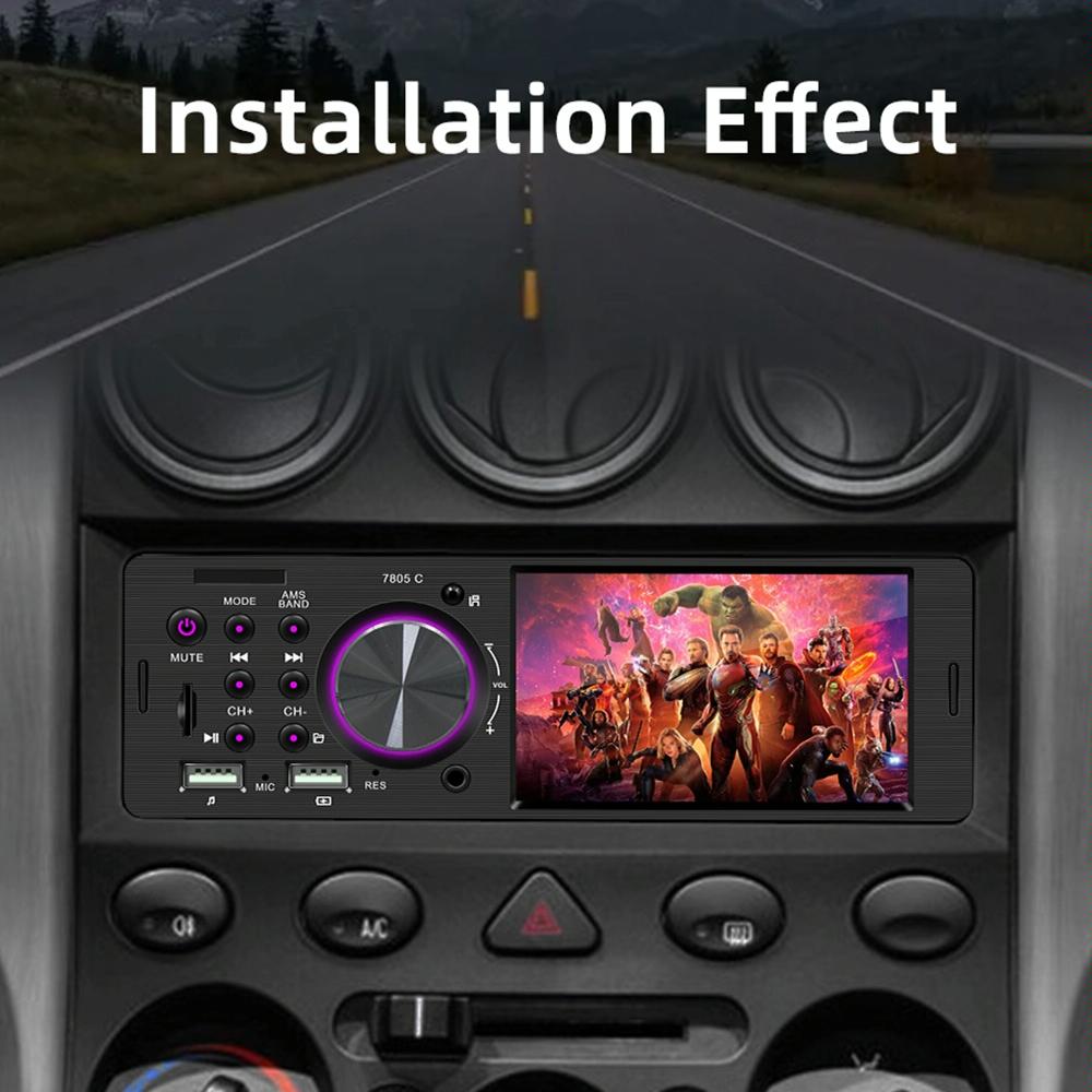 4.1 Inch Touch Screen Car Mp5 Player Fm & Bluetooth Tf Card Remote Control