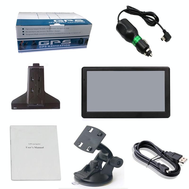 7 Inch Car Gps Navigator - 8G + 256M Capacitive Screen - High Configuration - South America Map