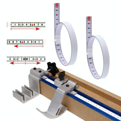 Self-adhesive Steel Ruler with 1m Tape Measure - Sticky Scale