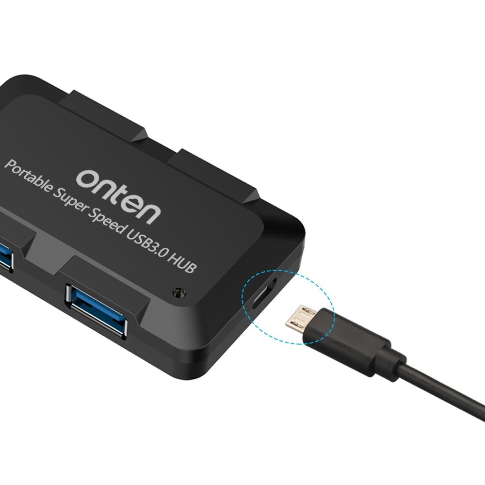 Usb 3.0 X 4 Adapter Onten 8102B Compatible