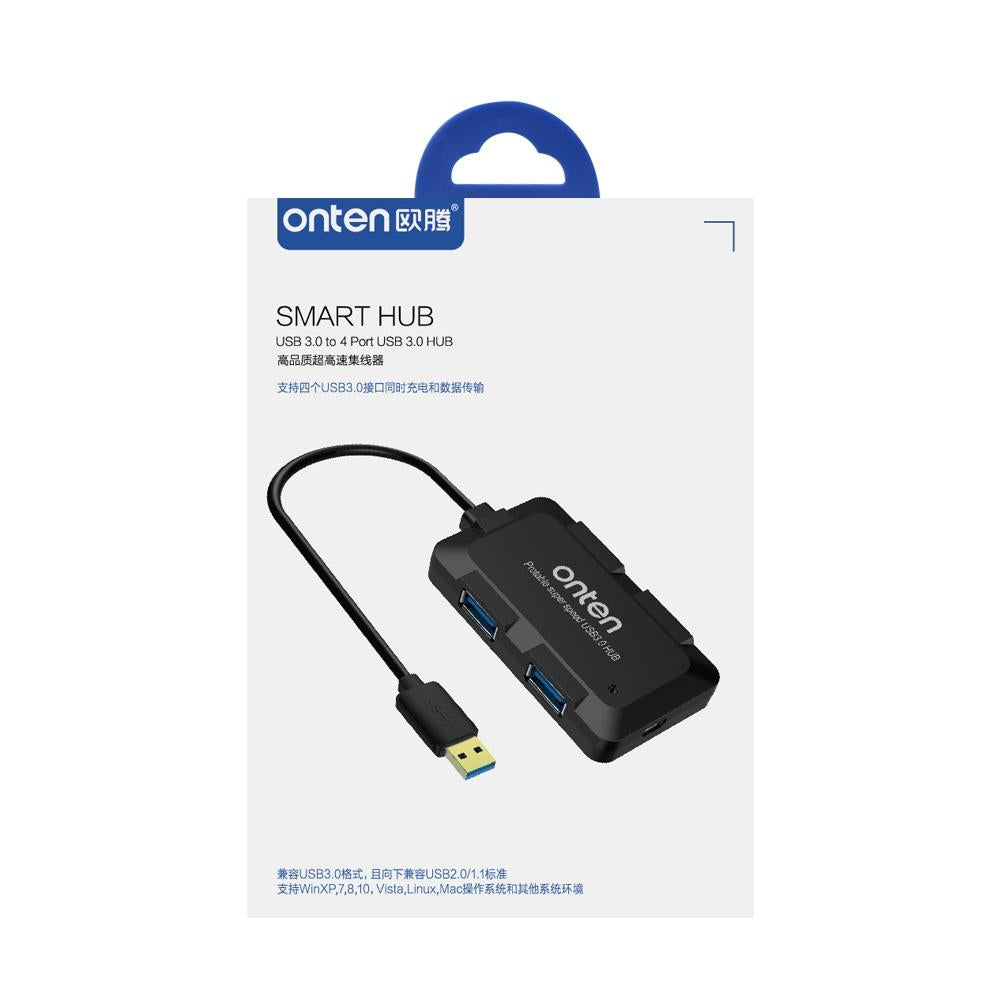 Usb 3.0 X 4 Adapter Onten 8102B Compatible