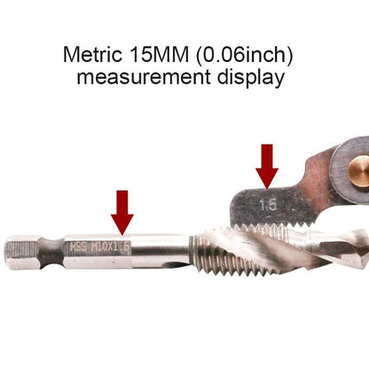 Stainless Steel Thread Gauge - 58 Pcs Metric & British 60 Degree & 55 Degree