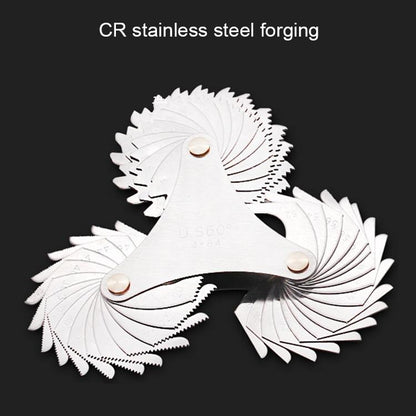 Stainless Steel Thread Gauge - 58 Pcs Metric & British 60 Degree & 55 Degree
