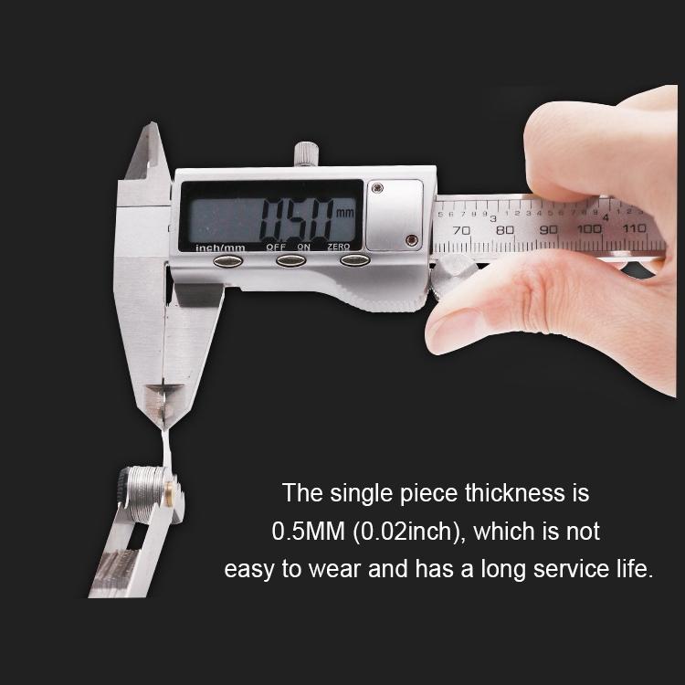 Stainless Steel Thread Gauge - 58 Pcs Metric & British 60 Degree & 55 Degree