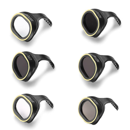 6-in-1 Hd Drone Lens Filter for Dji Spark - Star Effect Nd8 Nd16 Nd32 Mcuv Cpl