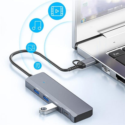 Usb / Type-C Hub Adapter 3 Usb 3.0 + Type-C Ports