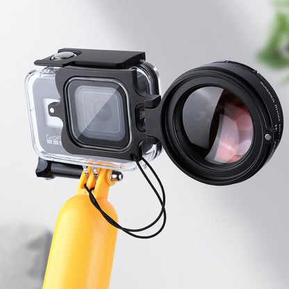 Hero8 Diving Lens Filter Kit with Macro Lens and Waterproof Housing