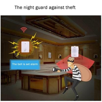 Wireless Electro Guard Watch System Kit - 1 Receiver & 2 Detectors