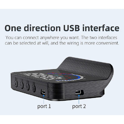 Hud Car Display Overspeed Speed Temp Alarm Obd2 + Gps