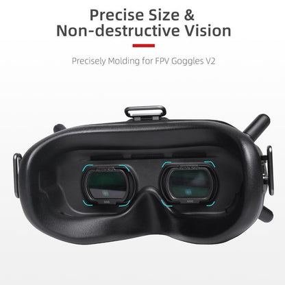 2 Pcs Aspherical Myopia Lens for Dji Fpv Goggles V2 - 400 Degree