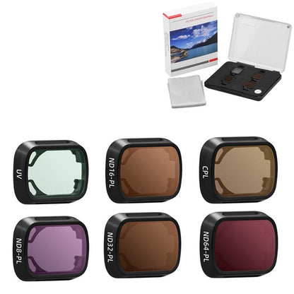 4-piece Nd Filter Set for Dji Mini 3 / 3 Pro - Nd8pl Nd16pl Nd32pl Nd64pl - 4Pcs/Set Uv+Nd8Pl+Nd16Pl+Nd32Pl