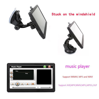 7 Inch Car Gps Navigator - 8G + 256M Capacitive Screen - High Configuration - Africa Map