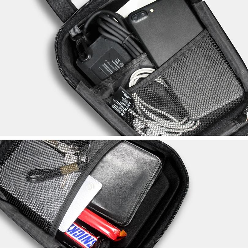 Universal Waterproof Front Bag for Scooters and Bicycles - Reflective Warning