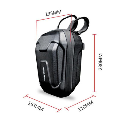 Universal Waterproof Front Bag for Scooters and Bicycles - Reflective Warning