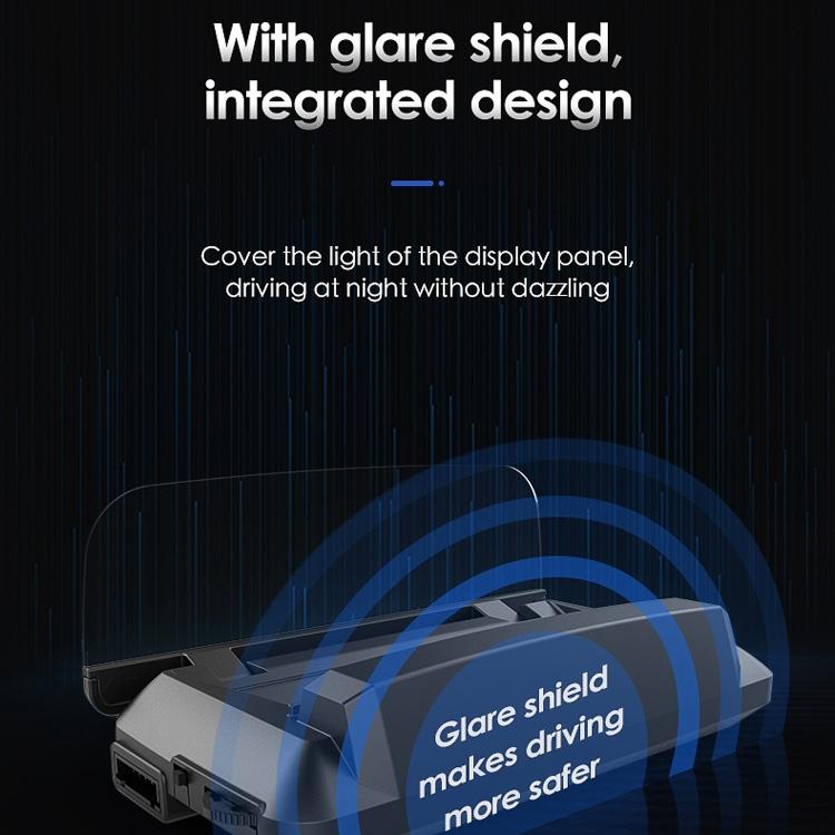 Car Obd2 Hud Display L3 Digital Head Up Screen