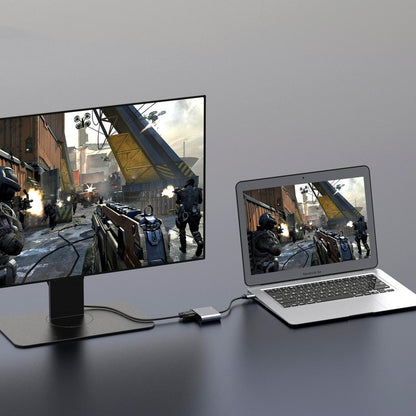 Usb To Hdmi / Vga / Audio Adapter 3-In-1 Hub