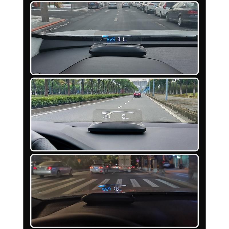 4 Inch Obd Mode Hud Head Up Display For Car Engine Failure Water Temperature Voltage Alarms