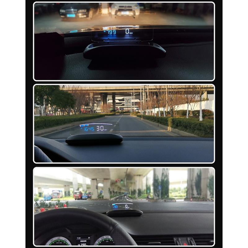 4 Inch Obd Mode Hud Head Up Display For Car Engine Failure Water Temperature Voltage Alarms