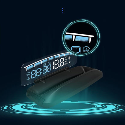 4 Inch Obd Mode Hud Head Up Display For Car Engine Failure Water Temperature Voltage Alarms