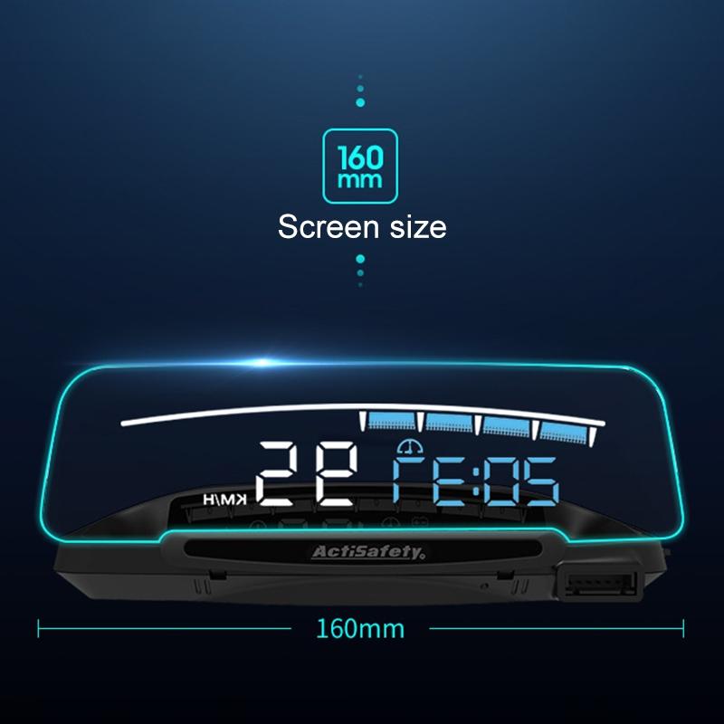4 Inch Obd Mode Hud Head Up Display For Car Engine Failure Water Temperature Voltage Alarms