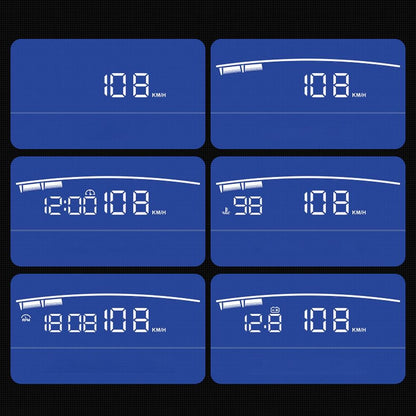 4 Inch Obd Mode Hud Head Up Display For Car Engine Failure Water Temperature Voltage Alarms