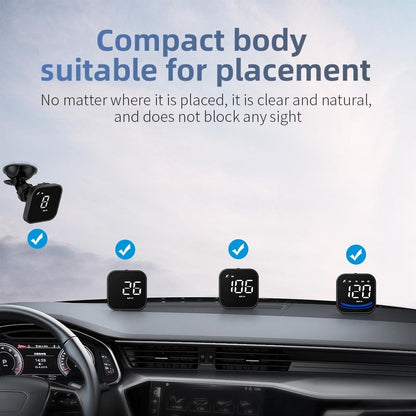 Smart Gps Hud For Car Speedometer & Alarm Reminder